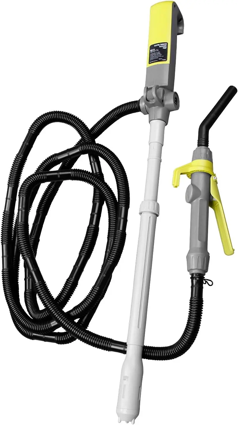 

TREP03-TXL Multipurpose Powered Liquid Transfer , 110V AC / 12V DC, 2.9 GPM, 10-ft Discharge Hose (Great for Gas Diesel/Kerosene