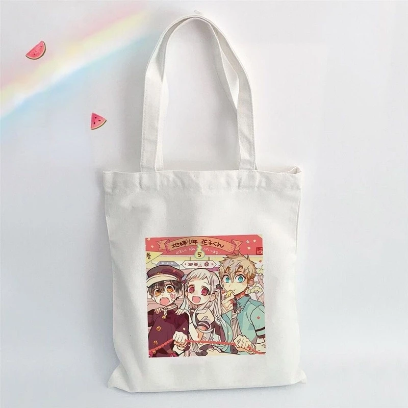 

Toilet-bound Hanako-kun Backpack Yugi Amane Yashiro Nene Minamoto Kou Canime Print Canvas Bag Students Single Shoulder Bags Kid