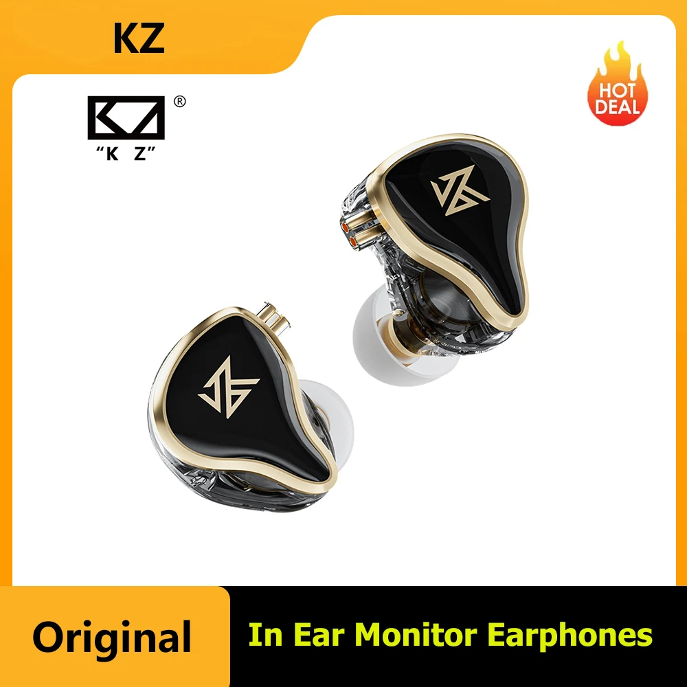 

KZ ZAS 7BA 1DD 16 Unit Hybrid In-ear Earphones Noise Cancelling Earbuds Metal HIFI Headset Music Sport KZ ZSX ZAX ZSN PRO AST