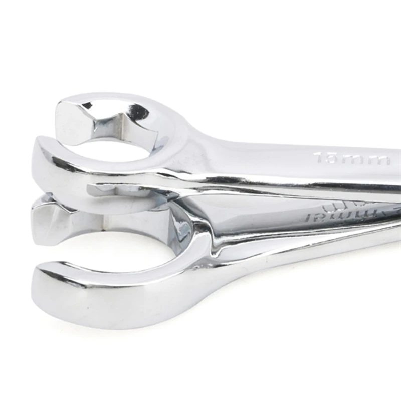 

Multifunctional Chrome Vanadium Steel High Quality 6~21mm Tubing Flare Nut Wrench Set 6mm x 8mm 9mm x 11mm 10mm x 12mm