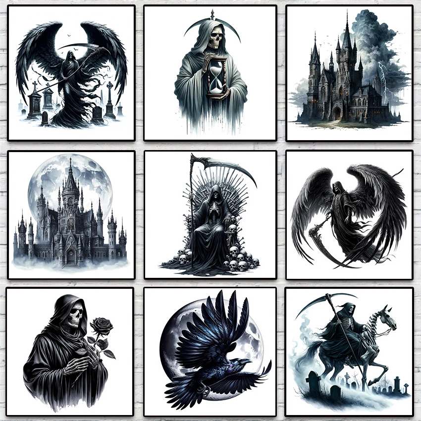 Абстрактная картина &quotТемная академия&quot