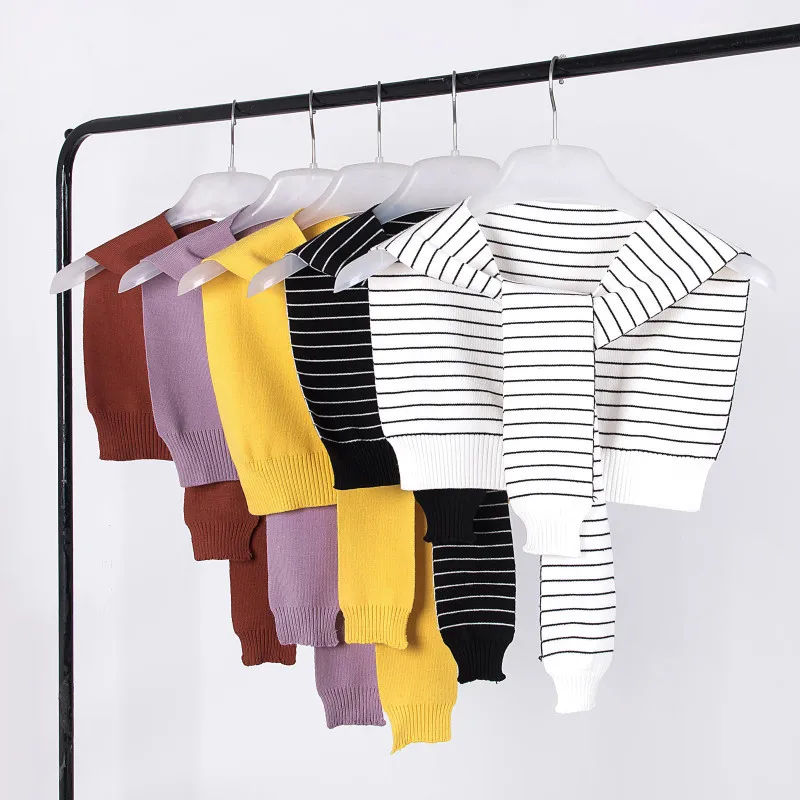 

Женский полосатый ложный воротник для женщин однотонный съемный воротник съемная накидка свитер накидка ложные воротники накидка с рукавами