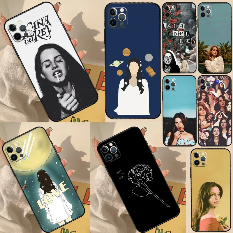 Lana Del Rey Case For iPhone 11 12 13 14 Pro Max Cover For iPhone 13 12 Mini XR X XS Max 7 8 Plus SE 2020