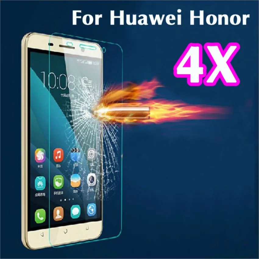 

0.3mm 2.5d explosion proof toughened tempered glass screen protector anti-scratch on for huawei honor 4x guard protection saver