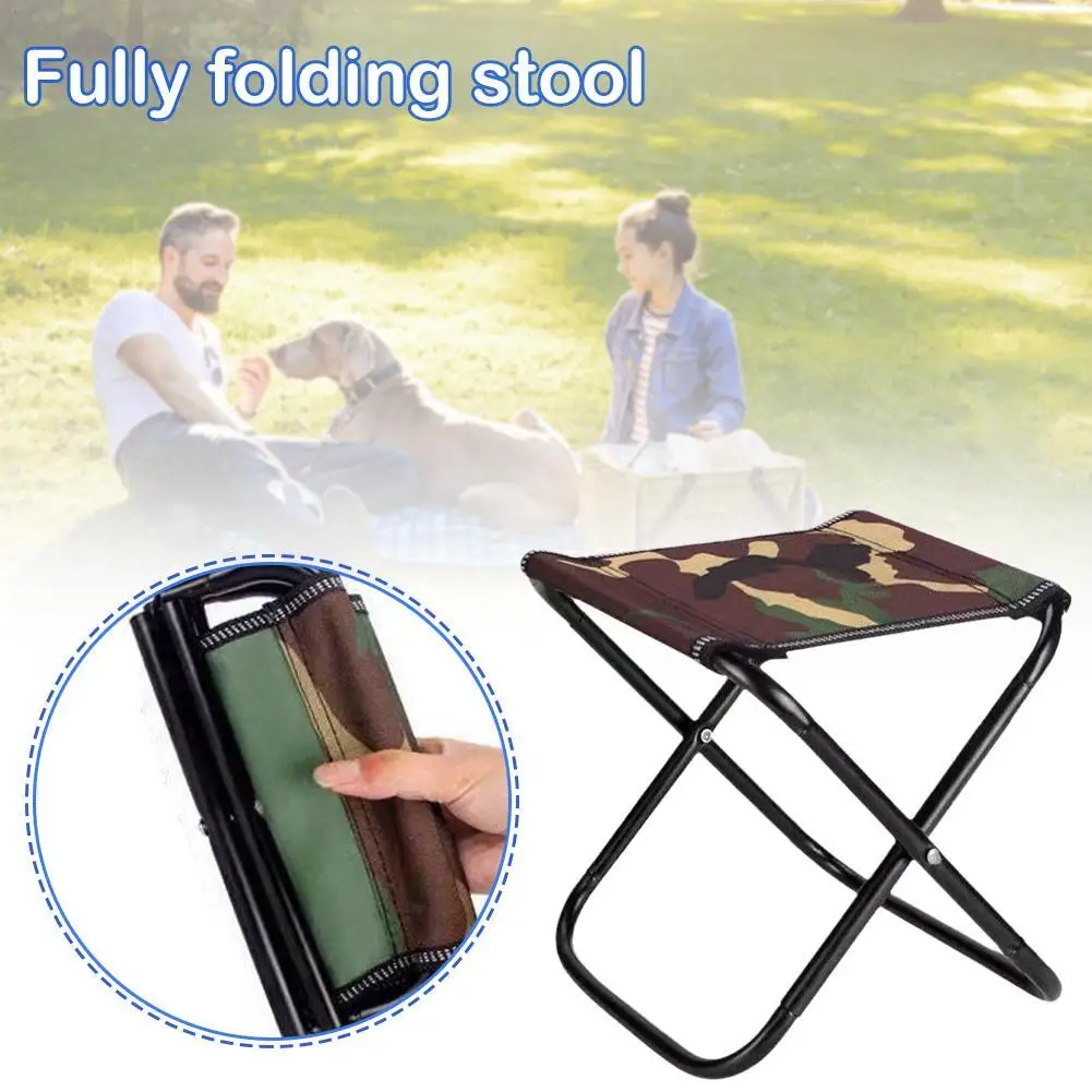 

Outdoor Folding Stool Camping Fishing Hike Chairs Nature Portable Ultralight Travel Queuing Tourist Subway Seatless Equipments