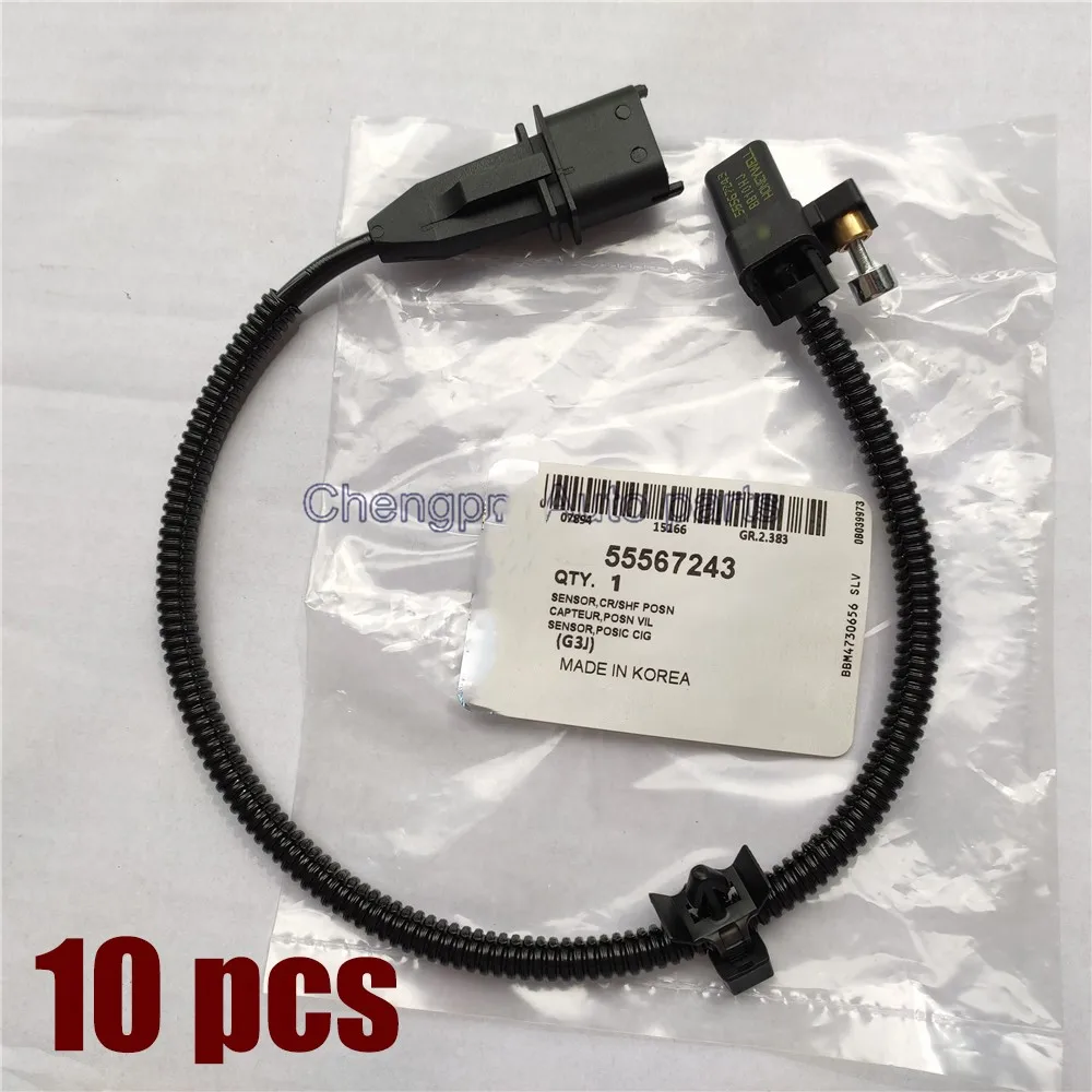 

10X автозапчасти, Датчик положения коленчатого вала OEM #55567243 для Шевроле Cruze Sonic ASTRA INSIGNIA Estate MOKKA ZAFIRA