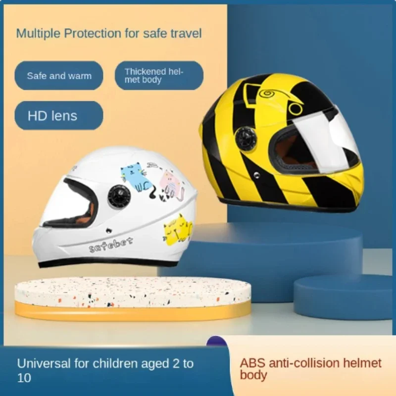 Защитные шлемы для детского скутера Симпатичные электрического мотоцикла