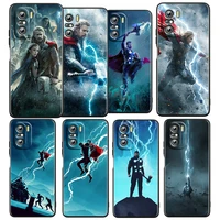 the avengers marvel thor for xiaomi redmi k50 gaming pro 5g 10 9 9a 9c 9t 8 7 6 5 4x tpu soft black phone case fundas coque capa