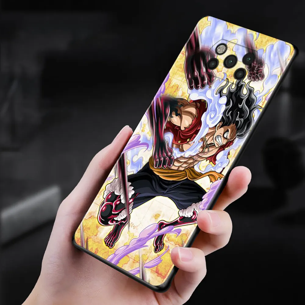 phone case for xiaomi poco x3 nfc m3 m4 pro f3 gt mi 12 10t note 10 11 lite 11tpro 9t cover silicone funda anime one piece luffy free global shipping