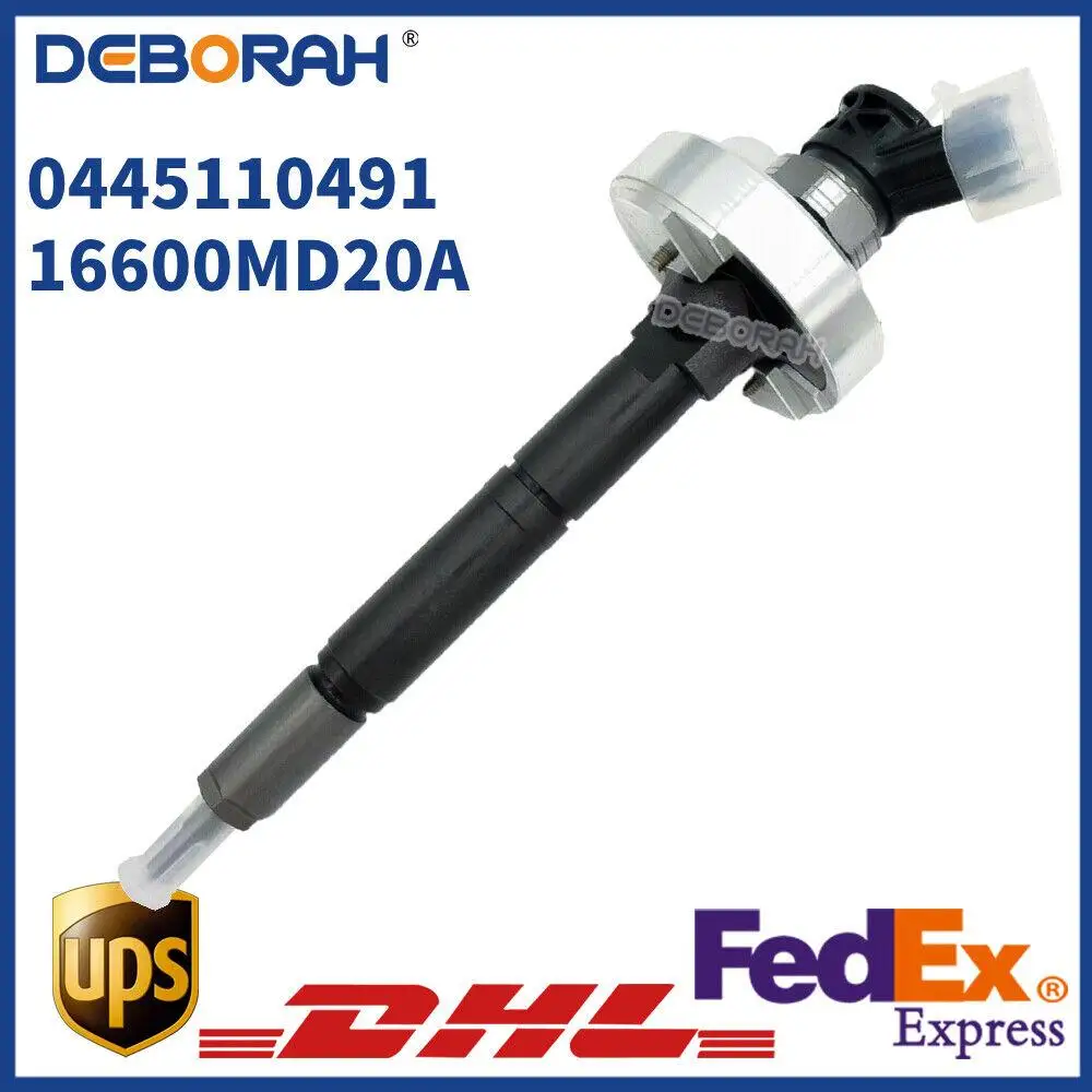 0445110491 Новый топливный инжектор Common Rail в сборе 16600-MD20A для RUSSIA NISSAN