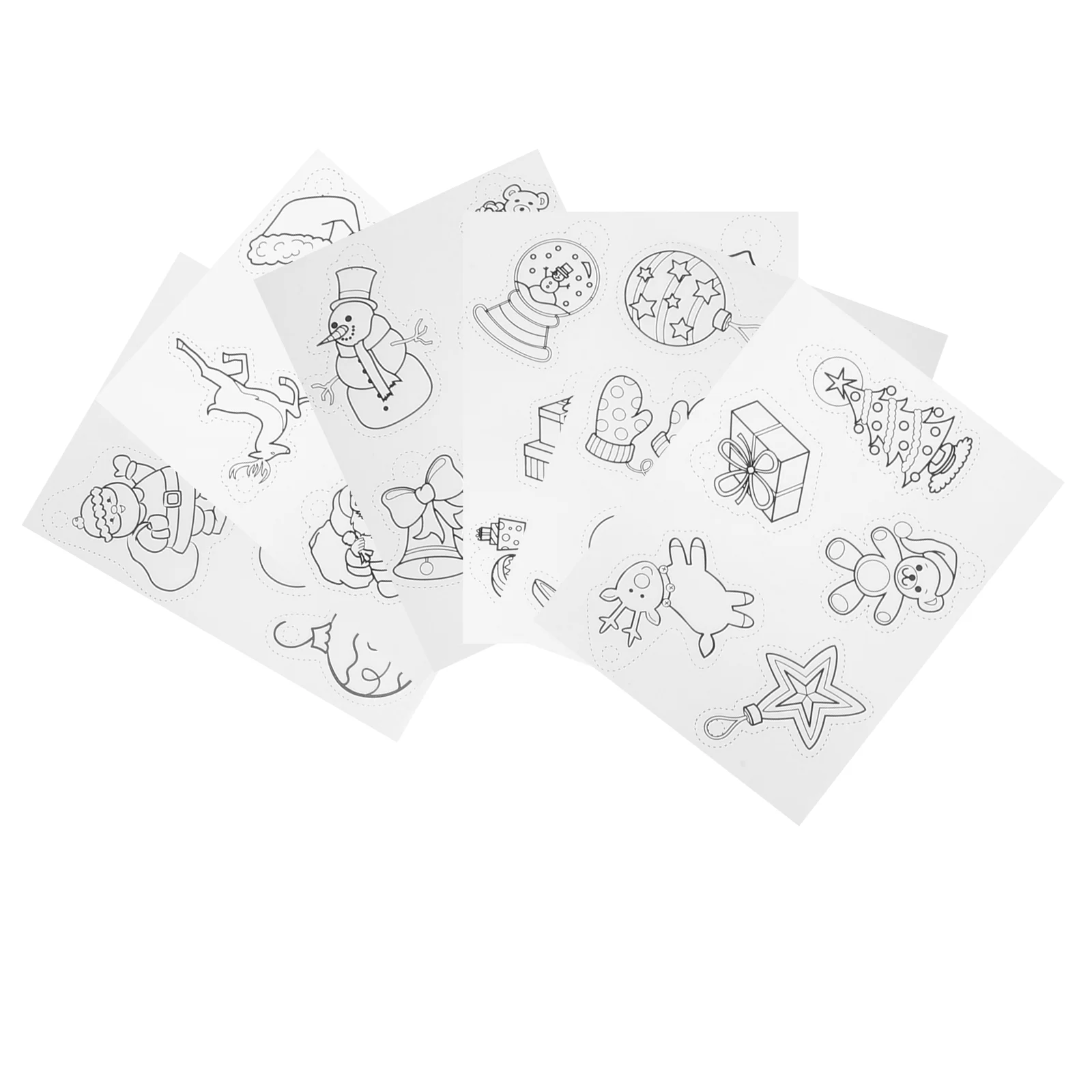 

1 Set Heat Shrinkable Manual Sheet Christmas Handicraft Shrink Film Sheet