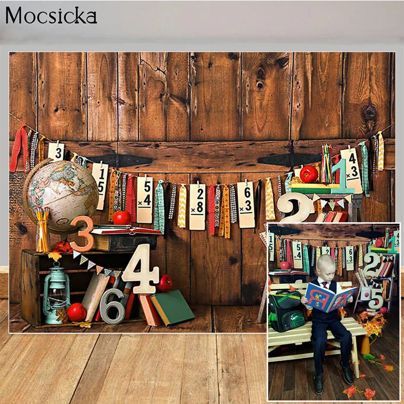 Фон для фотосъемки с изображением коричневой деревянной стены портретной съемки