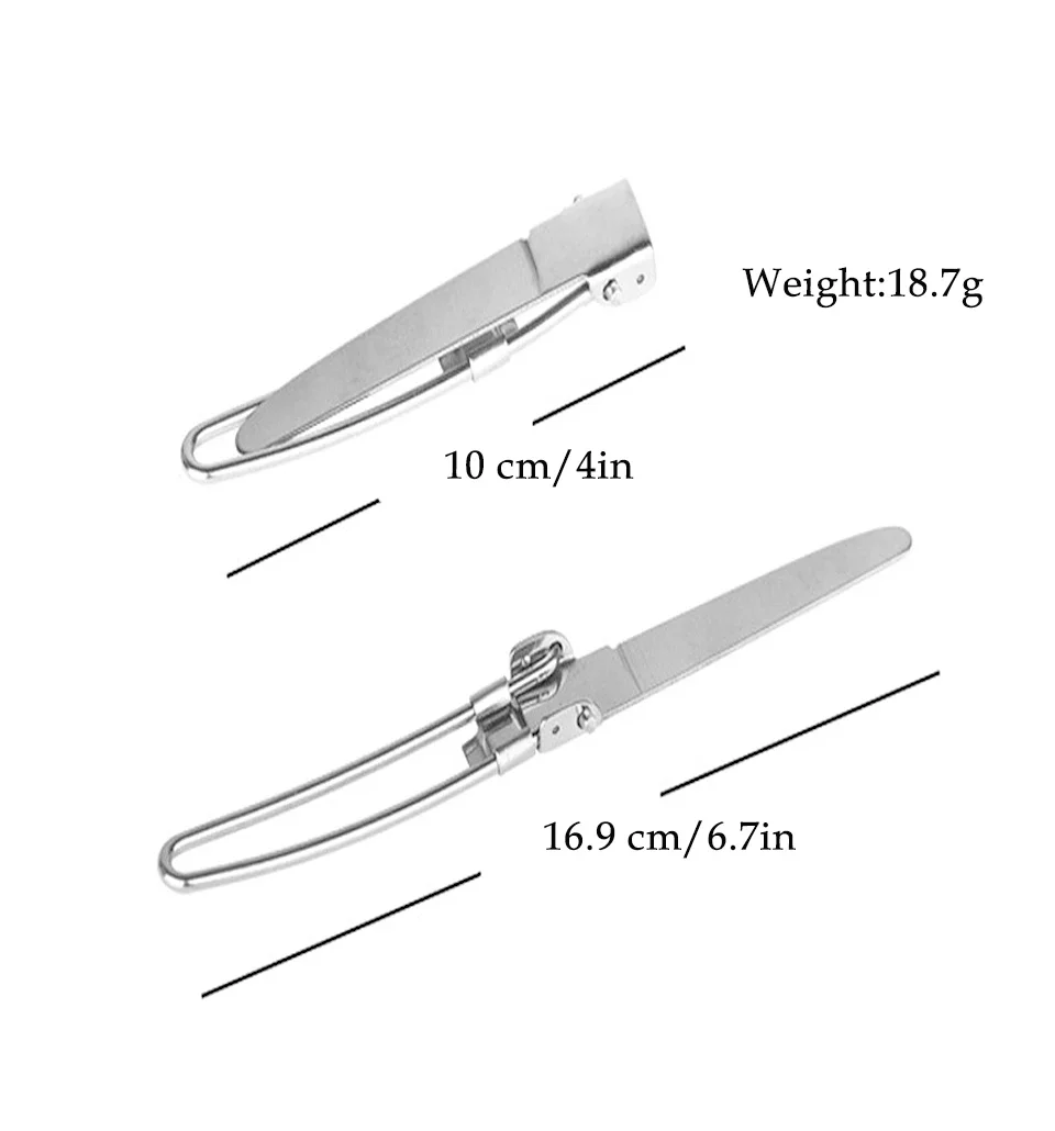 Ультраaligero plegable для acero inoxidable acampar в aire libre