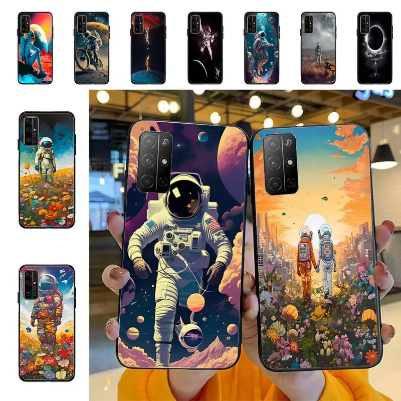 

YNDFCNB Planet A-Astronaut Phone Case for Huawei Honor 10 i 8X C 5A 20 9 10 30 lite pro Voew 10 20 V30