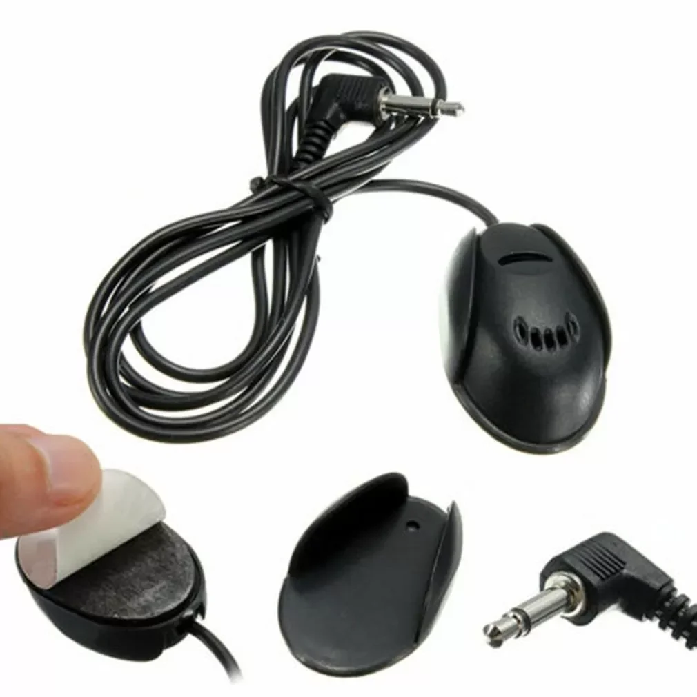 

Audio Microphone 3.5mm Clip Jack Plug Mic Stereo Mini Wired External Microphone For Auto DVD Radio 3m Long