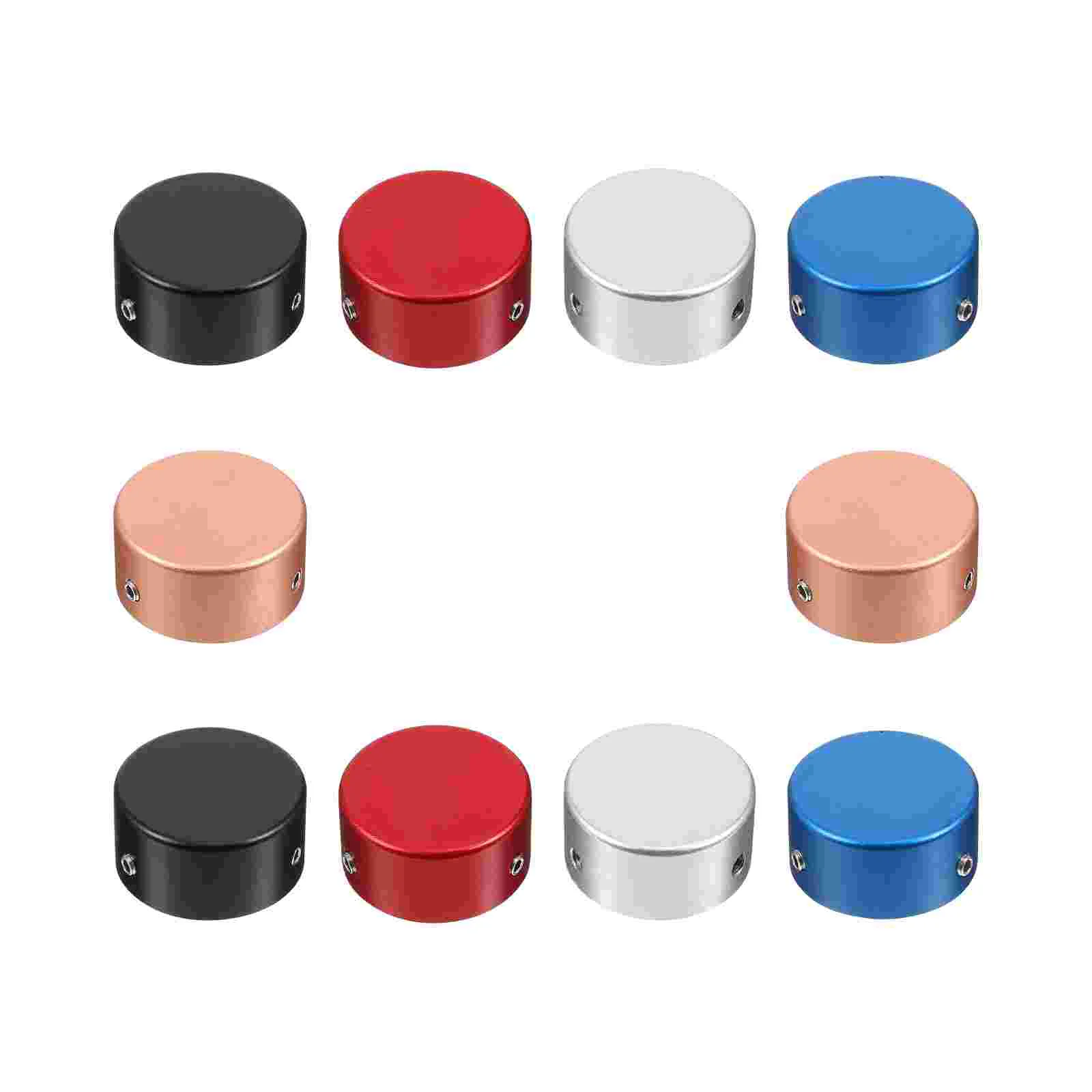 

10Pcs Pedal Footswitch Buttons Bass Footswitch Toppers Barefoot Pedal Buttons Guitar Supplies Barefoot Pedal Toppers