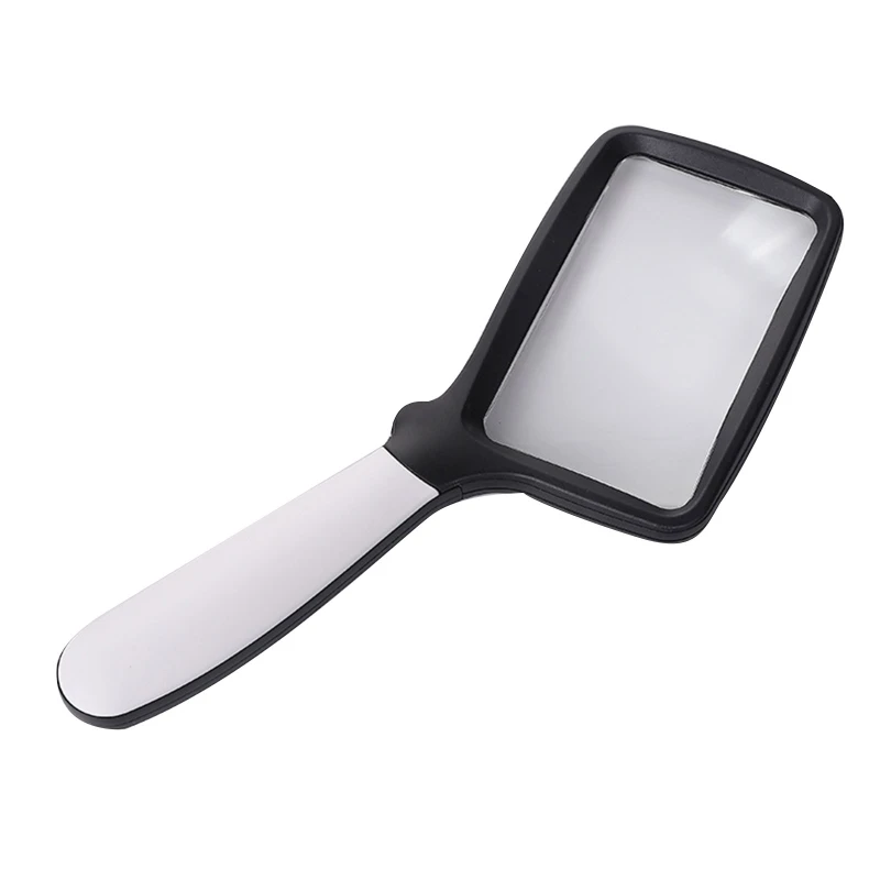 

37MD Hand Magnifying Glass Handheld Folding Reading Magnifier 2X/3X Magnification w/ 5 Dimmable LEDs Ideal for Reading Books