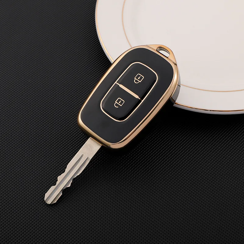 

New Car Remote Key Cover For Renault Kwid Traffic Sign For Dacia Sandero Logan Duster 2016 2017 2018 2 Button Key Case Cover