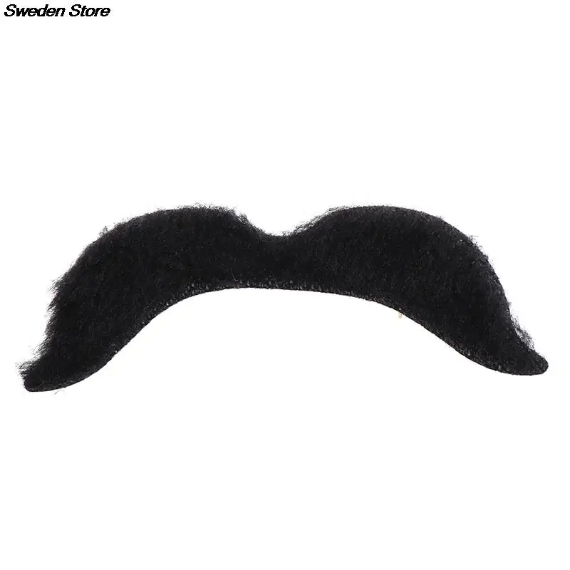 48pcs/set Funny Costume Pirate Party Mustache Cosplay Fake Moustache Fake Beard For Kids Adult Halloween Party Decoration images - 6