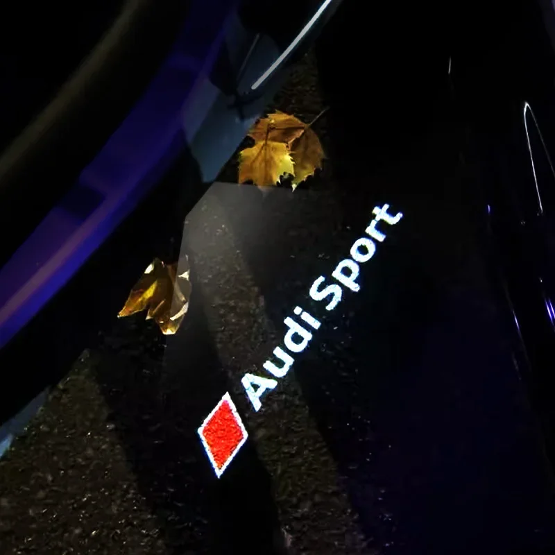 Автомобильная дверь AUDI Добро пожаловать Светодиодная HD лампа проектора для Audi A3