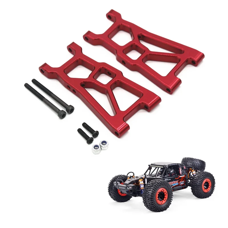 

Metal Front Lower Arms Rear Suspension Arms for ZD Racing DBX-10 DBX10 1/10 RC Car Upgrades Parts Accessories,Red