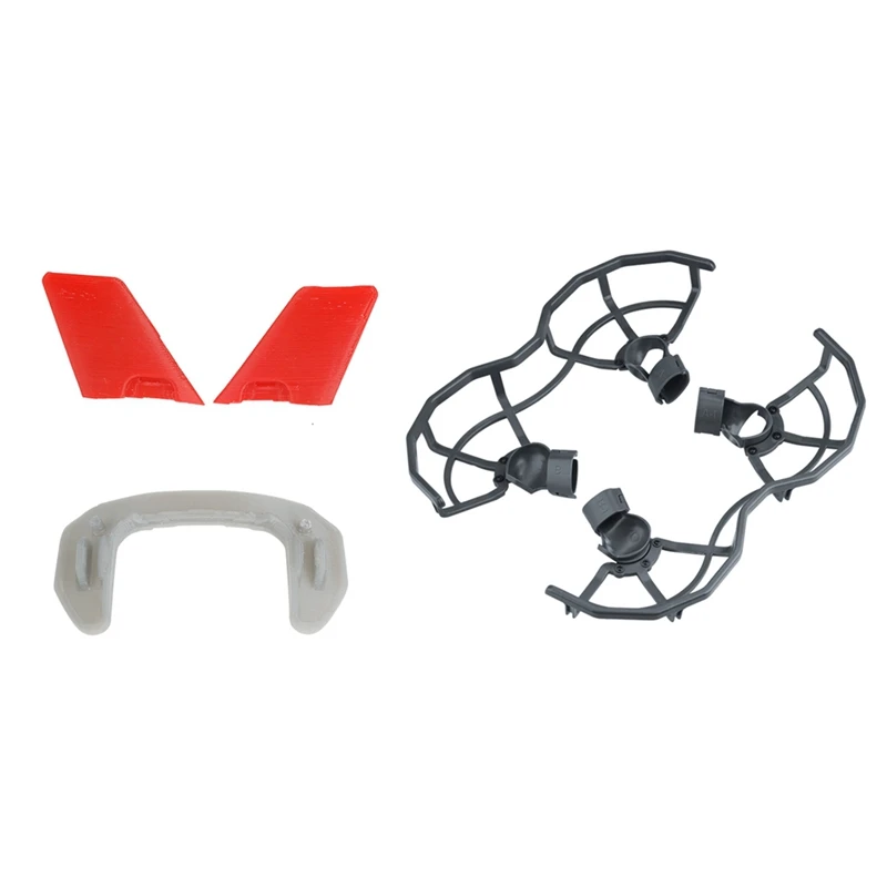 

Вертикальный хвост для DJI FPV Combo Aircraft Through с пропеллером Guard для DJI FPV Drone крышка винта защитный комплект