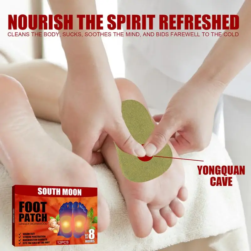 

Anti-Inflammation/Swelling Ginger Foot Pad Patch Remove Dampness Foot Odor To Relieve Anxiety Foot Sticker Care Improve Sleep