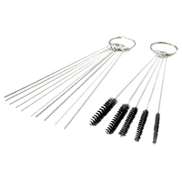 carburetor carbon dirt jet cleaner tool kit 10125 cleaning wires needles with brushes set of 3 cleaning brushes for welder carb