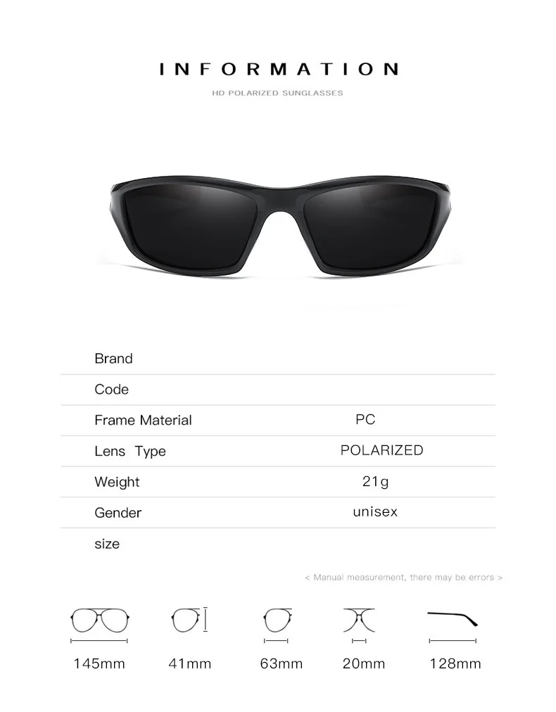 Поляризованные спортивные солнцезащитные очки для велоспорта рыбалки бега Rayed