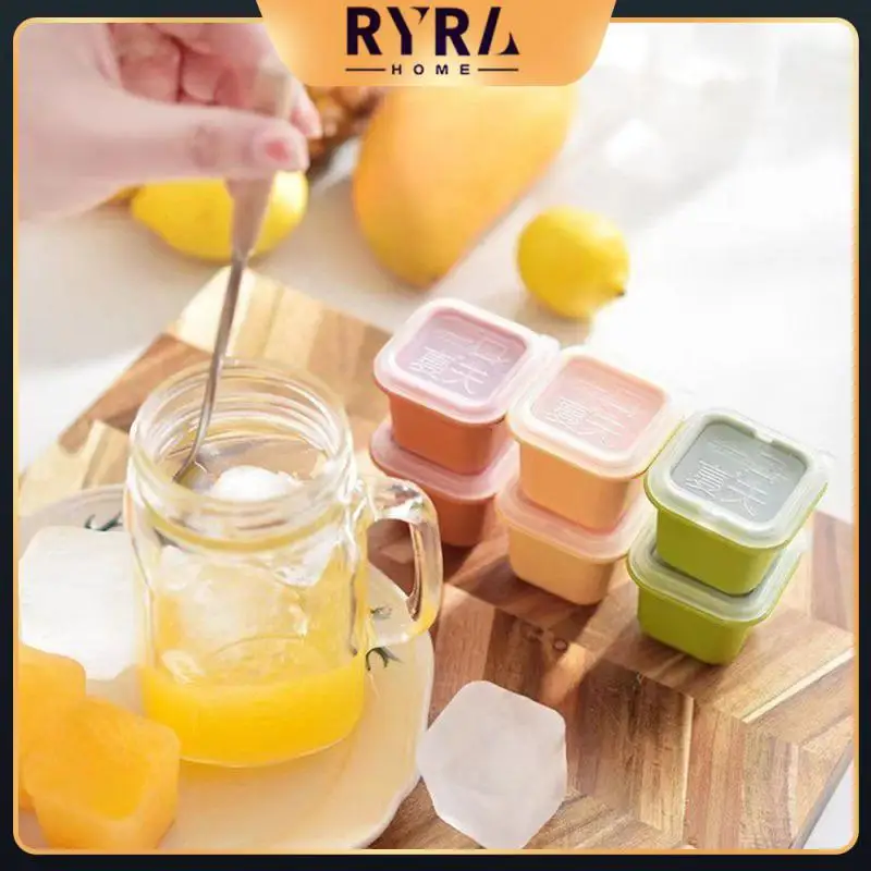 

Ice Hockey Silicone Diy Maker Food Grade Square Kitchen Accessories Mold With Lid Large Ice Mold Easy Release