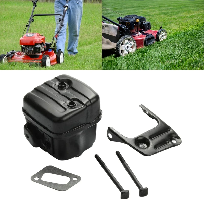 

Black Exhuast Muffler Screws Exhaust Muffler Kit for Hus-qvarna 346XP 350 340 345 351 M4YD