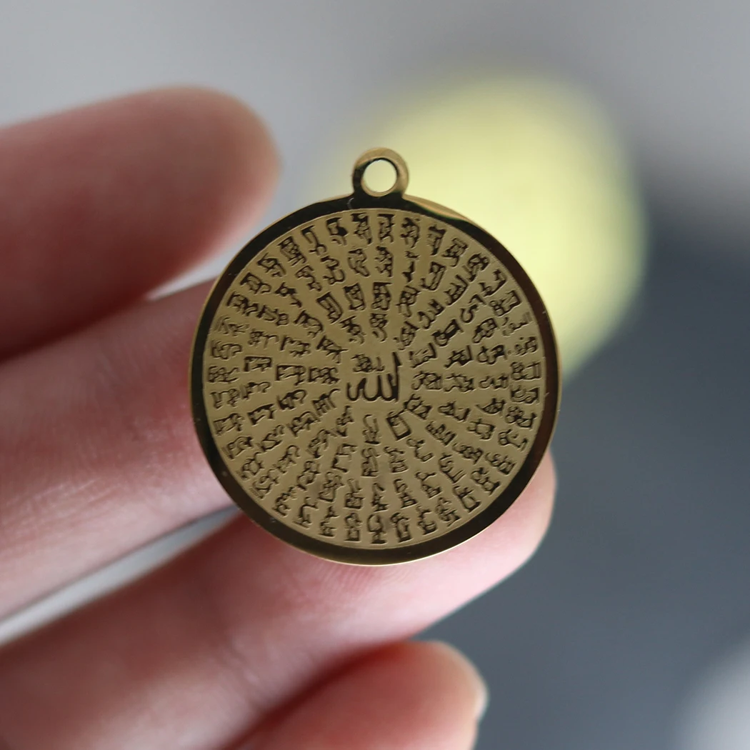2 шт. 99 названий таинственный символ кулон асмаулусна (имена Аллаха) Сделай Сам из