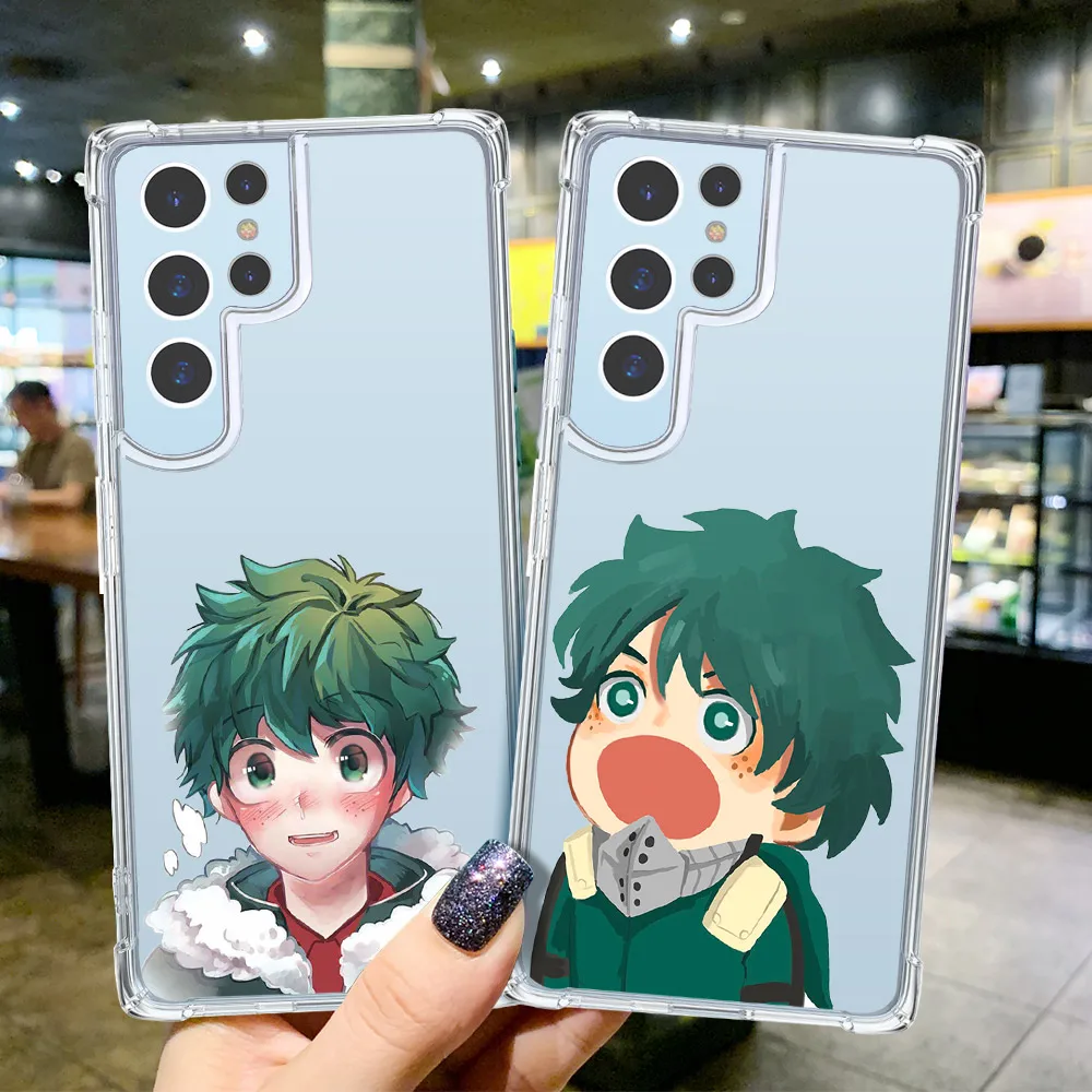 

My Hero Academia Case for Samsung Galaxy Note 9 8 20 10 Shockproof Protection Shell for S22 S8 S9 S10 S20 S21FE Plus Ultra Lite