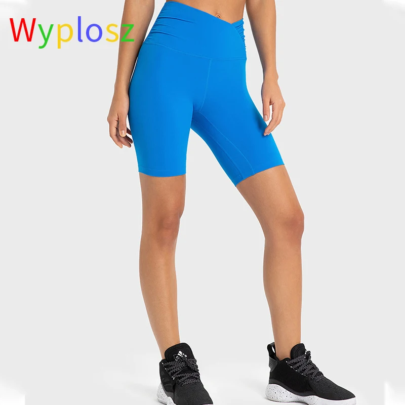 

Wylosz Shorts Gym Women Clothing Yoga Fitness Sportswear Workout Tight Running Seamless Elasticity Nude High Waist Free Shipping