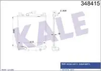 

348415 for engine water radiator SUBARU JUSTY II SUZUKI SWIFT II (manual gear) [16mm]