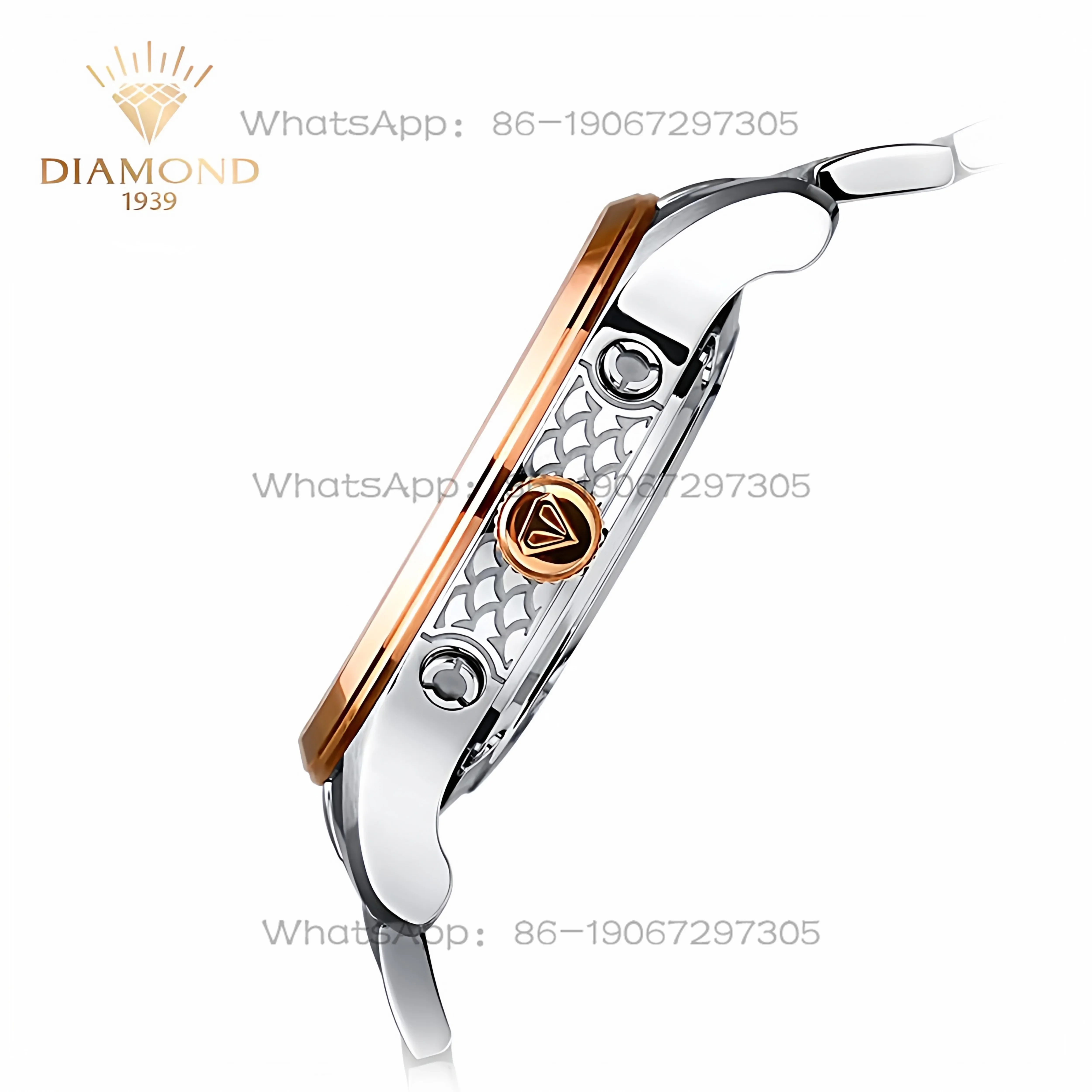 Фото Мужские часы Time Island Watch Store Shanghai Diamond, полностью автоматические, водонепроницаемые, модные, с полым циферблатом, оригинальные мужские часы №3