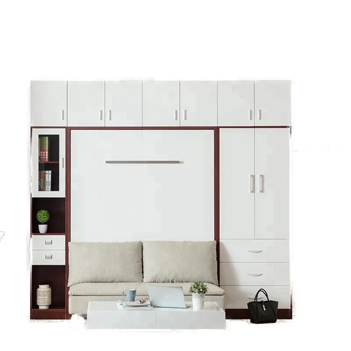 

Modern Style Horizontal Murphy Bed Wall Desk
