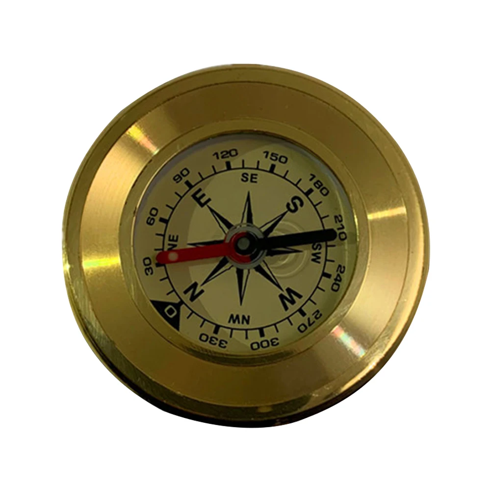 

Mini Copper Navigation Compass Outdoor Multifunctional Travel Compasses Camping Hiking Climbing Mountaineering Tool