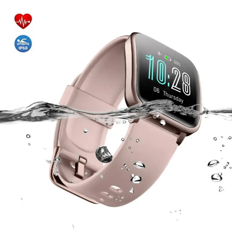 

1.3 Inch Smart Watch Sports Tft Lcd Color Screen Heart Rate Sleep Monitor Fitness Tracker Bracelet Id205s Men's Watches