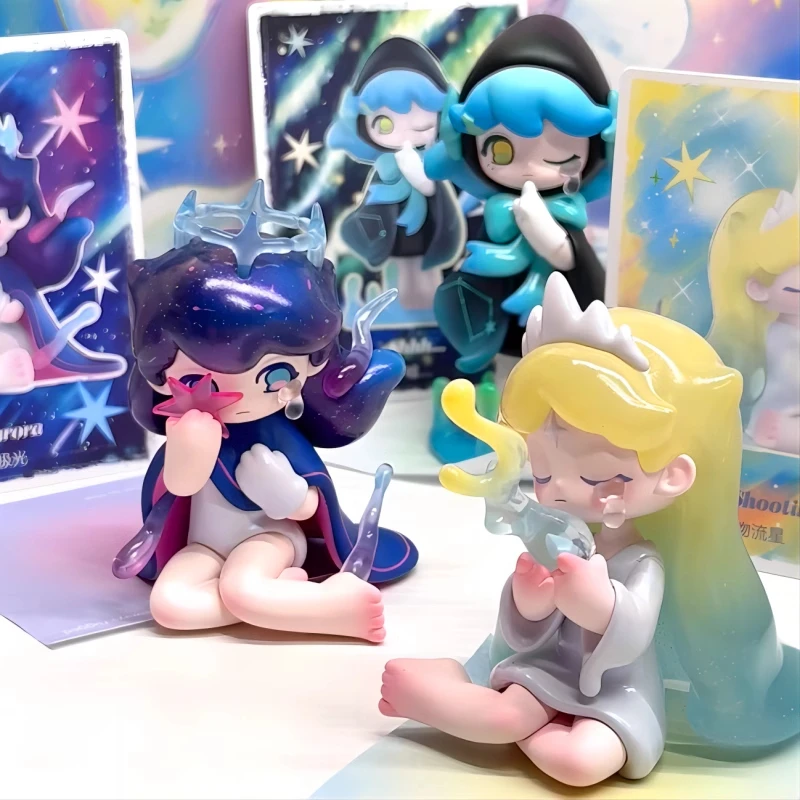 POP MART AZURA A Dream On Stars Series Blind Box Kawaii Аниме Фигурка Коллекционная Милая Кукла Модная