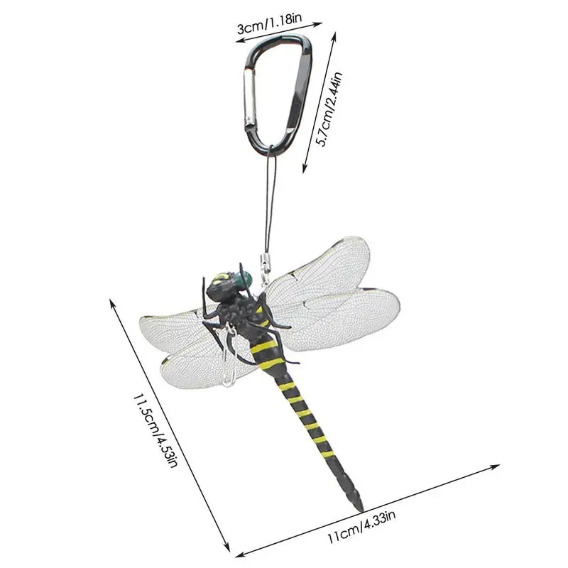 Миниатюрная имитация стрекозы репеллент от комаров орнамент модель животного