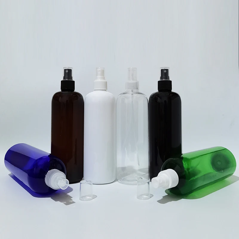 

15pcs 500ml White Empty Plastic Spray Bottle Hand Sanitizer Spray Travel Size Personal Care Pocket Mist Sprayer Perfume Bottles