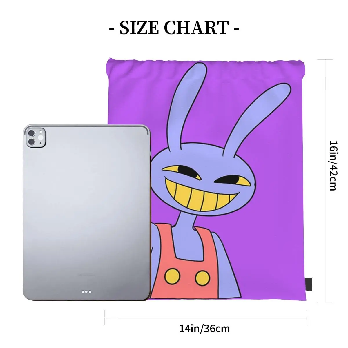 Jax-The Amazing Digital Circus Рюкзаки Портативные сумки на шнурке Карманная сумка для