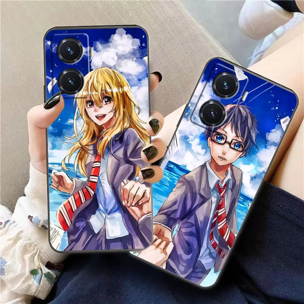 

Case For VIVO Y97 Y93 Y91 Y85 Y83 Y81 Y79 Y77 Y76 Y76S Y75 Y72 Y71 Y69 Y67 Pro 5G Case Capa Funda Your Lie in April Manga anime
