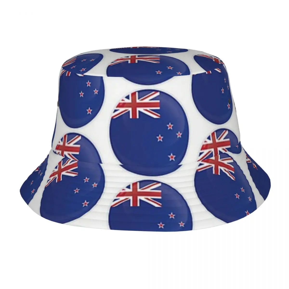 

New Zealand Flag Wellington Bucket Hats Panama Hat Children Bob Hats Outdoor Autumn Fisherman Hats For Summer Fishing Unisex Cap