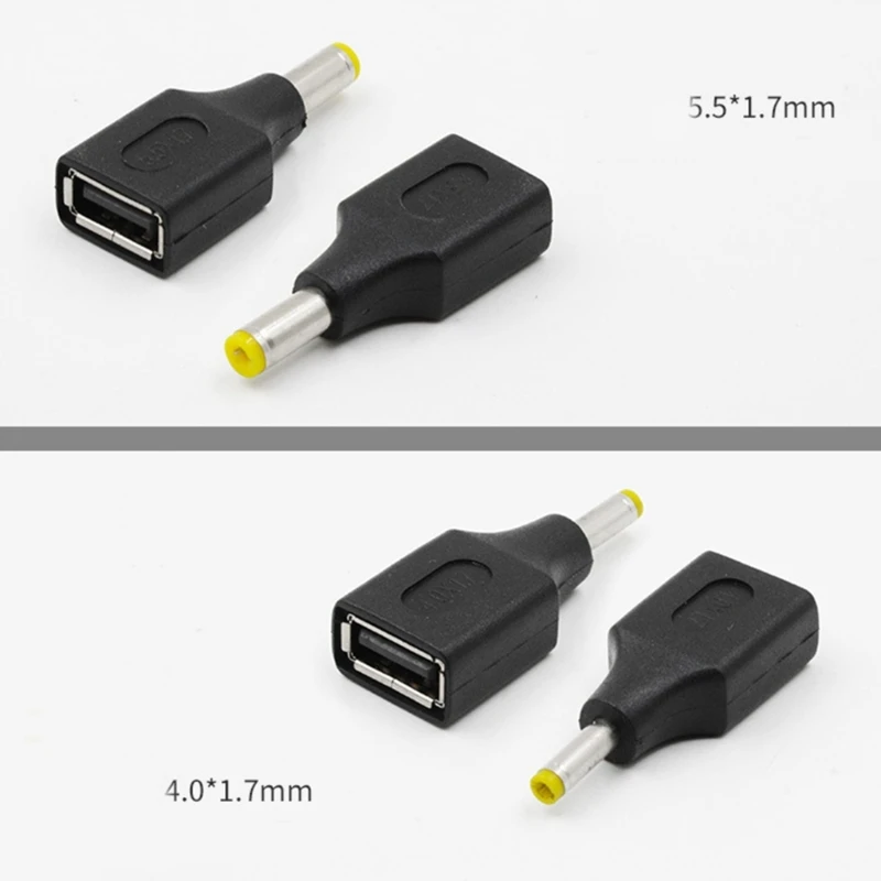 Адаптер питания с USB на 5 5x2 1 5x1 7 4 8x1 0x1 3 35 2 5x0 мм Разъем преобразователя постоянного