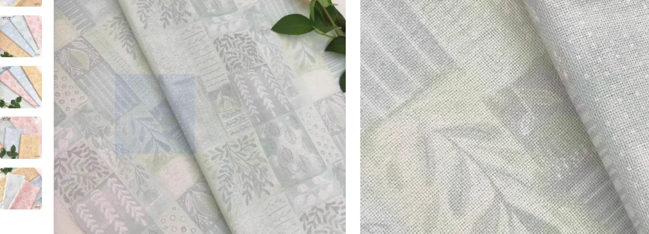 Красочная ткань для вышивки крестиком базовая листья от руки древние легенды