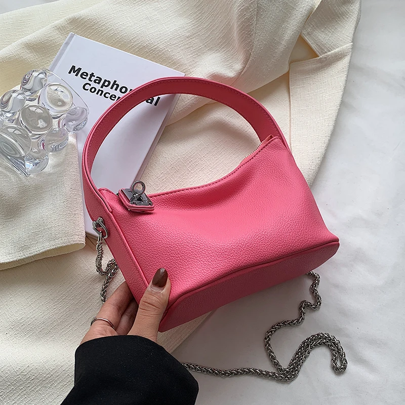 

Сумка-мешок для подмышек, Новинка лета 2022, женская дизайнерская сумка из высококачественной искусственной кожи, модная брендовая сумка чер...