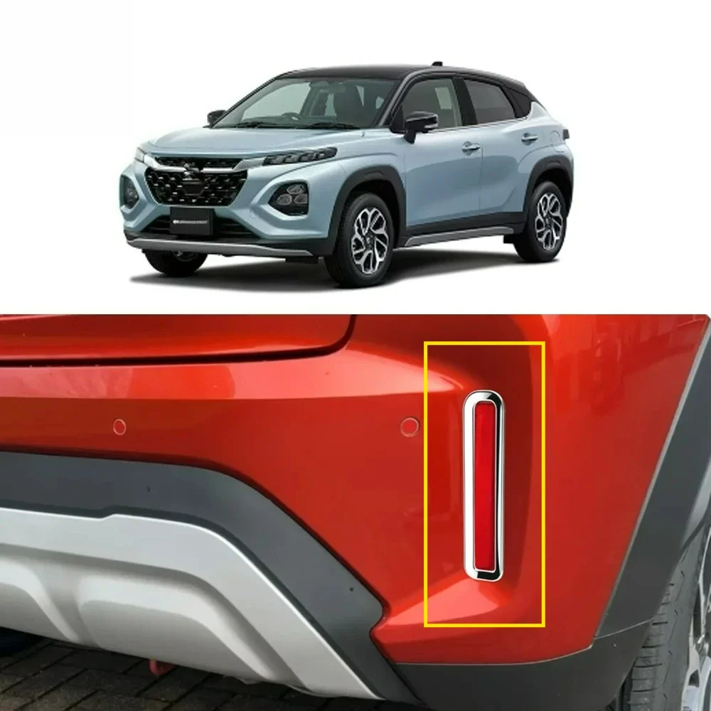 Фото Для Suzuki Fronx WDB3S WEB3S 2024 2025 2026: Черные накладки на передние или задние противотуманные фары, защитные элементы, аксессуары №1