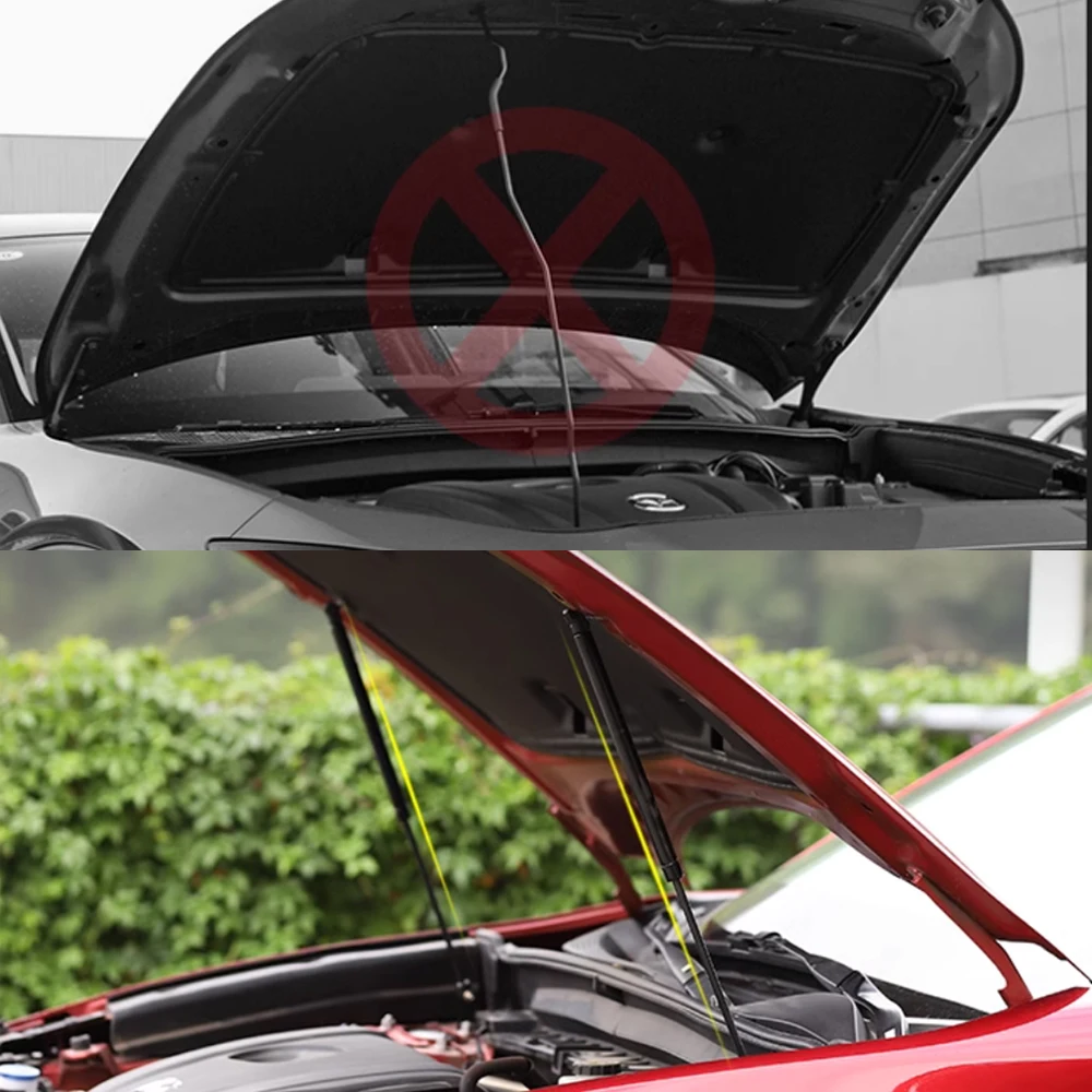 Фото 1 комплект газовых стоек для Mercedes-Benz CLA C117 2013-2019, передний капот, модифицированный подъемный опорный демпфер, амортизатор, опорные стержни №5
